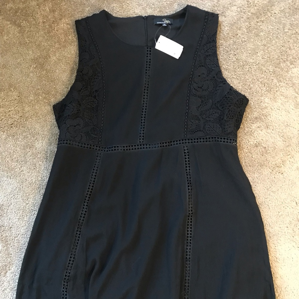 Black dress with lace
